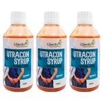 Utracon Syrup (200 ML) Pack of 3 I Medicine for Urinary Track Infection(UTI) I Medicine for Vaginal Infection I Regulate the Bladder Function