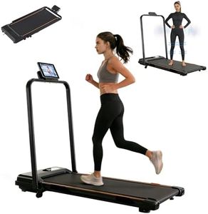 JHD 5 in 1 Vibration Walking Pad Treadmill Vibrating Machine Plate APP Control Full Size Under Desk Electric Compact Portable Jogging Running Machine Shock Absorption Non-Slip LED Display Low Noise