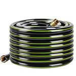 Worth Garden 5/8" x 50' (50 FEET) Kink Free Watering Garden Hose, 12 Years Warranty - Best Hose for Household & Professional USE