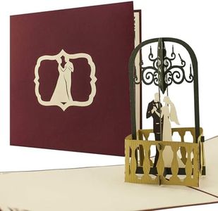 Carte de Mariage - L04 - Carrée I Élégante I Naturelle I L04 - Carte Pop Up Originale