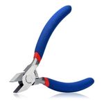 SPEEDWOX 5 Inches Mini Flat Nose Pliers Wide Jaws Small Duck Bill Pliers Precision Jewelry Pliers Fine Repair Hand Tools Micro Professional Beading Hobby Work Craft DIY Supplies