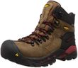 KEEN Utility Men’s CSA Hamilton 6” Composite Toe Waterproof Work Boots Construction Boots, Bison/Jester Red, 10.5 D (Medium) US