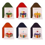 6 pcs Pop Up Birthday Cake Greeting Card 3D Delicate and Funny Happy Birthday Card with Envelope and Sealer Sticker for Women Men Mum Dad Daughter Son Wife Husband Family Friends Kids