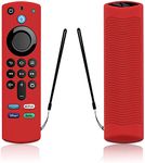 Smashtronics - Case for Firetv Remote, Fire Stick Remote Cover, Silicone Cover for TV Firestick Remote (3rd GEN Red)