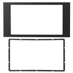 Car Stereo Frame,2Din 7in Car DVD Panel Trim Radio Stereo Navigation Fascias Frame Adaptor Double DIN Cover Install Kit Player Black for Fusion/Transit/Fiesta