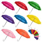 AUEAR, 8 Pack Colorful Cute Mini Umbrella Tiny Umbrellas for Photography Props Home Decoration Supplies