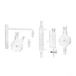 Essential Oil Distillation Apparatus Accessories Part of Lab Glassware Kits Steam Water Distiller Purifier (Just Accessories) (2000ml Graham Condenser)