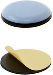 Lifeswonderful - PTFE Teflon Furniture Glides - Round - Self Adhesive Sliders - Variety of Sizes (50mm, Qty 16)