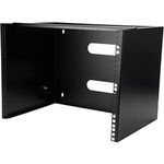 StarTech.com 8U Wall Mount Patch Panel Bracket - 13.75 inch Deep - 19" Patch Panel Rack for Shallow Network Equipment- 80lbs Capacity (WALLMOUNT8)