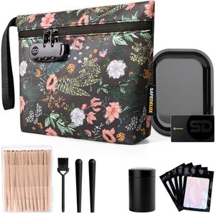 Smell Proof Bag, Large Odor Proof Bag with Combination Lock Odorless Pouch