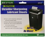 Nuova SP12 Shredder Sharpening & Lubricant Sheets, 12 Count