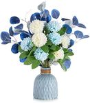 Fake Flowers in Vase Decoration: Bl