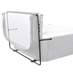 VEVOR Hot Tub Cover Lift, Spa Cover Lift, Height 31.5" - 41.3" Width 53" - 92.5" Adjustable, Installed at The Bottom on One Side, Suitable for Various Sizes of Rectangular Bathtubs, Hot Tubs, Spa