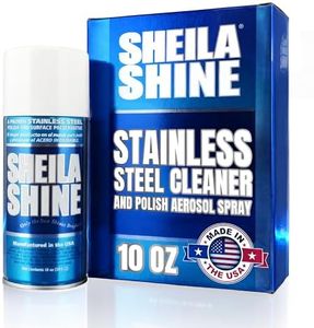 Sheila Shine 10oz Stainless Steel Cleaner and Polish - Cleans, Polishes & Protects Kitchen Appliances, Refrigerators, Sinks, Ovens & Grills - Residue, Streak Free Shine - Stainless Steel Cleaner Spray