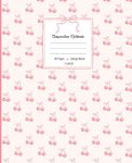 Coquette Composition Notebook: Aesthetic, Lined Notebook for School, College Ruled, Coquette Journal, Pink Girly Notebook, Cherries