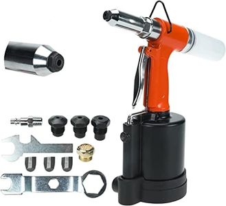 BTSHUB 1/4" Hydraulic Air Rivet Gun, Pneumatic Hydraulic Rivet Tool, Suitable for Dia 4mm - 6.4mm (0.16-0.25 in) Rivet