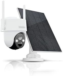 Uniden App Cam Solo X2K PT Kit - 100% Wirefree 2K Super HD Outdoor Pan & Tilt Camera Kit Including Solar Panel