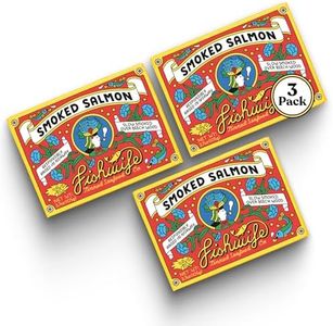 Fishwife Smoked Salmon 3-Pack (3.7 Ounce) | Gluten Free, High Protein, Paleo Friendly, Omega-3s | Hand-Packed with Spanish Olive Oil