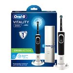 Oral-B Adult Vitality 200 Electric Toothbrush With Travel Case, Black Color, Rechargeable, With Built-In Timer