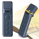 Glocusent Book Light for Night Reading, Rechargeable Reading Light for Books in Bed - 3 Colors & 5 Brightness, Portable USB Book Light with Sleep Aid & Timer, Clip on Lamp, Gifts for Book Lovers, Kids