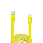 Aiivioll UE Boom Replacement Charging Cable Flat USB Power Cable Speaker charging cable, data cable, Compatible with Logitech UE Boom2 / Boom3 / Megaboom/Miniboom/Roll Wireless Speaker (Yellow)