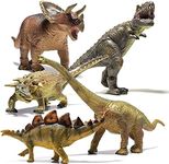 PREXTEX 5 PCS Giant Dinosaur Toy Figures Set - Realistic and Large Dinosaur Toys for Kids and Toddlers