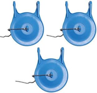 iFealClear 3 Pack Toilet Flapper Replacement Compatible with Gerber Toilets 99-788 and Lowes AquaSouce Flapper (98923,312795,352027,395280,12293), Toilet flapper 3 inch for Toilet Tank, Blue
