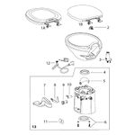 Thetford 42138 Base Kit High Bone Style II