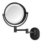 JERDON Wall-Mounted Makeup Mirror w