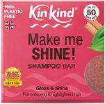 KinKind Shampoo Bar - Make Me SHINE! Solid Shampoo Bar for Highlights & Coloured Hair | Natural Shampoo Bar, Travel Shampoo, Solid Shampoo Bars for Hair UK | Up to 50 Washes - Vegan & Cruelty-Free