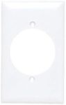 Legrand - Pass & Seymour TP724W Pass & Seymour Tp724-W White 1G Power Outl Plate