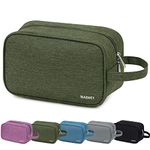 Narwey Travel Toiletry Wash Bag for Men and Women Traveling Dopp Kit Shaving Bag for Toiletries Accessories (Army Green)