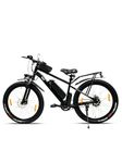 WEREV Air Urban E Cycle (18" Frame, 7.8Ah Li Ion Removable Battery, Front & Rear Suspension, Digital Display, 250W Motor,50~60kms Range) (Black)