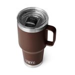 YETI Rambler 30 oz Travel Mug, Stainless Steel, Vacuum Insulated with Stronghold Lid, Wetlands Brown