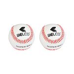 Belco Baseball , Competition Grade Baseball Ball Official Size (Leather Baseball Pack of 2)