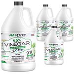 MAXTITE Ultra-Strength 45% Vinegar for Home & Garden Cleaning (4 Pack of 1 Gallon Bottles)