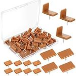 Tack-in Drawer Glides, DREMISI 50 Pcs Drawer Tack Glide Plastic Drawer Glides and Slides Drawer Stoppers Furniture Sliders Nail-on Drawer Slides for Repairing Dressers Easily and Smoothly Pulling Out