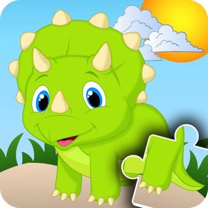 Dinosaur Jigsaw Puzzles for Kids - Fun and Educational Dinos Puzzle Game for Preschool Toddlers, Boys and Girls Ages 2, 3, 4, 5 Years Old