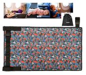 Akaska® Ultimate Kids' Airplane Seat Extender: Essential Travel Comfort for Children | Ideal for Long Flights | Portable and Easy to Use (Printed) Size: Length 31 Inches x Width 17 Inches. Fits to Most Airline Seats.