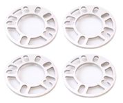 Autobahn88 0.12" (3mm) Universal Vehicle Wheel Spacer, for PCD 4x98 4x100 4x110 4x108 4x112 4x114.3 5x100 5x110 5x108 5x112 5x114 (Pack of 4)