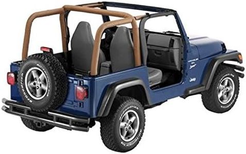 Bestop 80020-37 Spice Sport Bar Cover for 1997-2002 Wrangler TJ with or Without Factory soundbar, Black