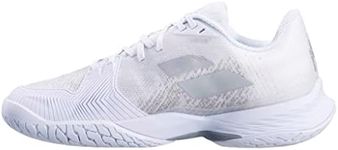 Babolat Women's Jet Mach 3 All Court Tennis Shoes, White/Silver, 7