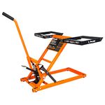 Pro Lift PL5550 Lawn Mower Lift with Hydraulic Jack for Riding Tractors and Zero Turn Lawn Mowers - 550 Lbs Capacity,Orange