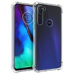 Osophter for Motorola Moto G Stylus Case Clear Transparent Reinforced Corners TPU Shock-Absorption Flexible Cell Phone Cover for Moto G Stylus(Clear)