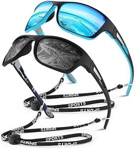 WEAROYO Polarized Sports Sunglasses for Men Women,Fishing Driving Rectangular Goggles UV400 Protection