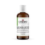 Cremo Beard Wash & Softener 2-in-1, Mint Blend, Soothe Beard Itch, Clean & Refreshen Beard, 6 Fl Oz