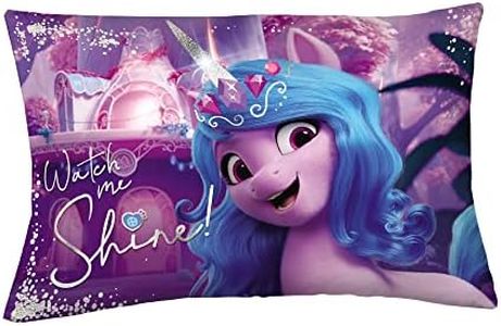 Franco Kids Bedding Super Soft Microfiber Reversible Pillowcase, 20 in x 30 in, My Little Pony