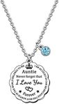 SMARGO Charm Best Auntie Necklace G