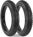 ZUKKA Bike Tire 24 x 3.0 Fat Bike Tire 2 Pack Replacement Tire Folding Mountain Bike Tire High-Density Bike Tires for Snow Beach BMX MTB Electric Bike