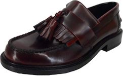 Ikon Ladies Selecta Tassel Loafers (8, Burgundy ruboff)